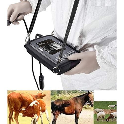  [아마존베스트]Carejoy Portable UltrasoundScannerforVeterinary,Digital PalmSmart Ultrasonic Scanner Veterinary Pregnancy V8 with 4.0MHzRectalConvexProbe for Cattle, Horse, Camel, Equine,