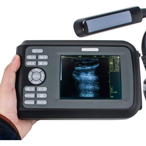  [아마존베스트]Carejoy Portable UltrasoundScannerforVeterinary,Digital PalmSmart Ultrasonic Scanner Veterinary Pregnancy V8 with 4.0MHzRectalConvexProbe for Cattle, Horse, Camel, Equine,