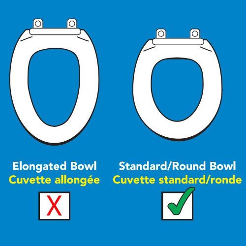  Carex Health Brands Carex Raised Toilet Seat With Handles - For Standard Round Toilets - Adds 3.5 Inches to Toilet Height - Toilet Seat Riser For Handicap and Seniors