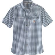 Carhartt Mens Force Ridgefield Plaid SS Shirt