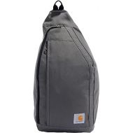 Carhartt Mono Sling Backpack, Unisex Crossbody Bag for Travel and Hiking, Grey