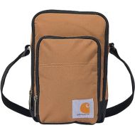 Carhartt Zip, Durable, Adjustable Crossbody Bag with Zipper Closure, Brown, One Size