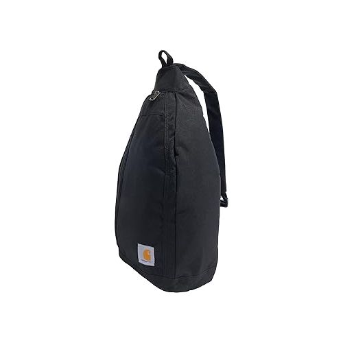  Carhartt Mono Sling Backpack, Unisex Crossbody Bag for Travel and Hiking, Black
