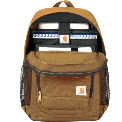  Carhartt Legacy Standard Work Backpack with Padded Laptop Sleeve and Tablet Storage, Black