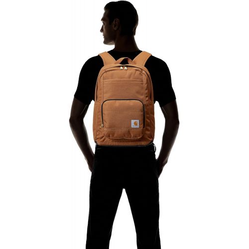  Carhartt Legacy Classic Work Backpack with Padded Laptop Sleeve, Carhartt Brown