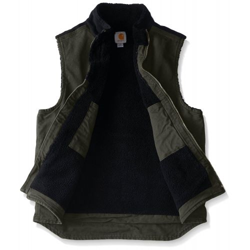  Carhartt Mens Sherpa-Lined Mock-Neck Vest