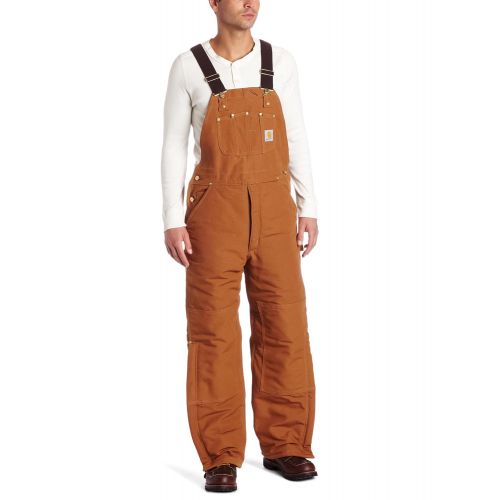  Carhartt Mens Arctic Quilt Lined Duck Bib Overalls R03