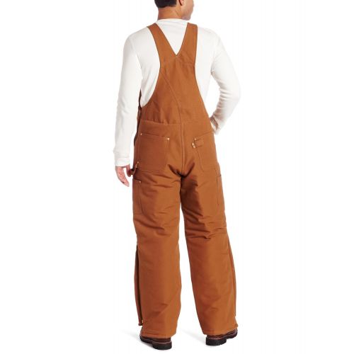  Carhartt Mens Arctic Quilt Lined Duck Bib Overalls R03