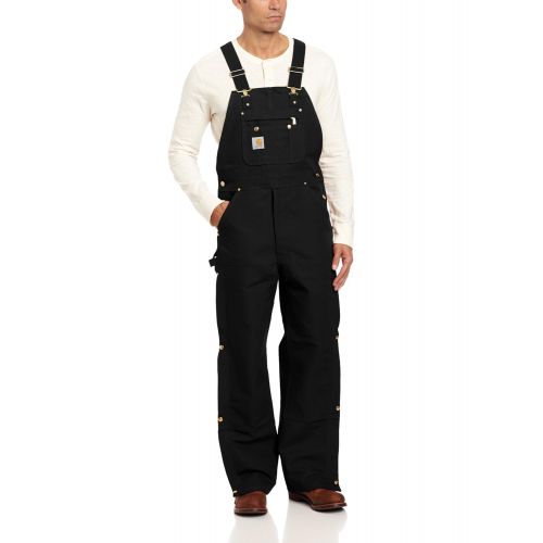  Carhartt Mens Zip To Thigh Bib Overall Unlined R37