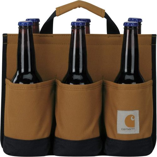  Carhartt 6-Pack Beverage Caddy, Brown