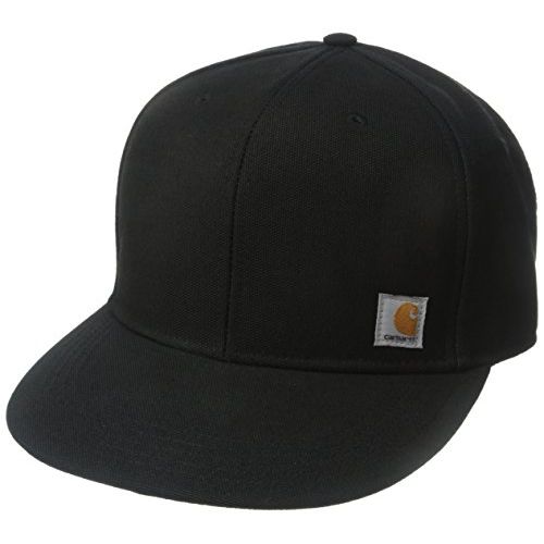  Carhartt Mens 100 Percent Cotton Duck Moisture Wicking Fast Dry Ashland Cap,Black,One Size