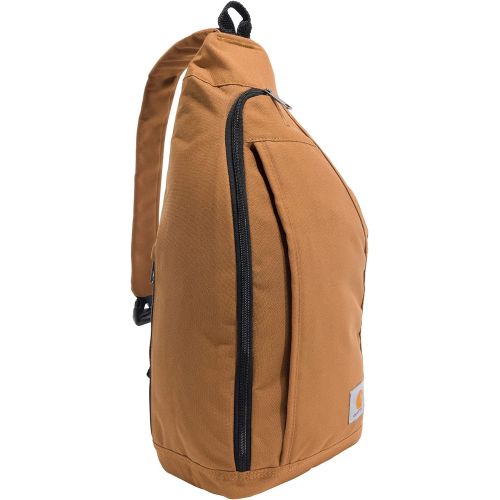  Carhartt Mono Sling Backpack, Unisex Crossbody Bag for Travel and Hiking, Carhartt Brown