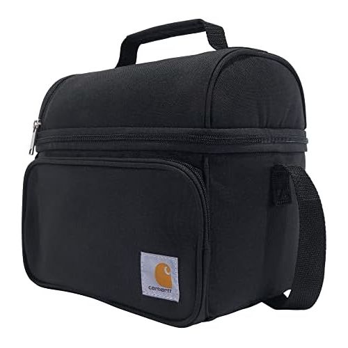  Carhartt Deluxe Dual Compartment Insulated Lunch Cooler Bag, Black