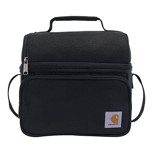  Carhartt Deluxe Dual Compartment Insulated Lunch Cooler Bag, Black