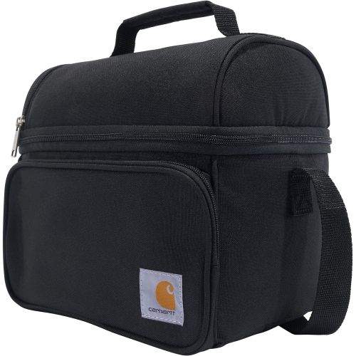  Carhartt Deluxe Dual Compartment Insulated Lunch Cooler Bag, Black