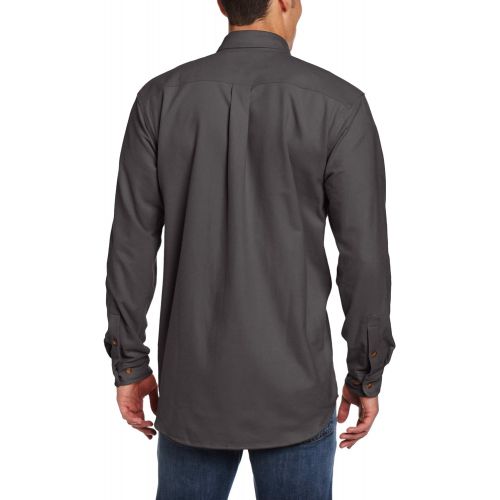 Carhartt Mens Big & Tall Chamois Shirt Long Sleeve Button Front Original Fit
