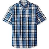 Carhartt Mens Essential Plaid Button-Down Short Sleeve Shirt