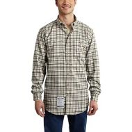 Carhartt Mens Flame Resistant Classic Plaid Long Sleeve Woven Shirt
