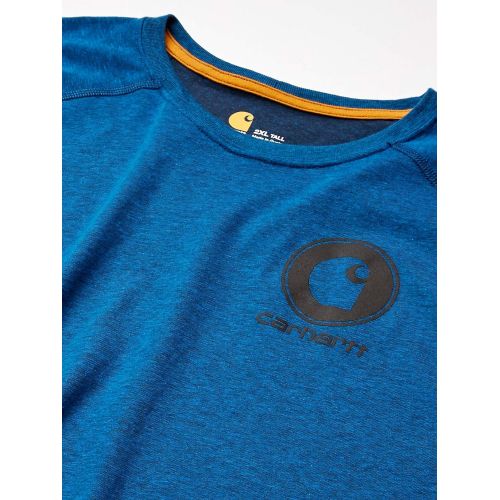  Carhartt Mens Force Cotton Delmont Long Sleeve Graphic T Shirt (Regular and Big & Tall Sizes)