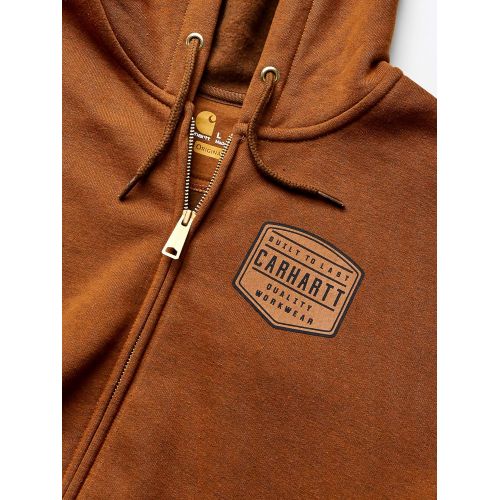  Carhartt Mens Midweight Chest Graphic Full Zip Hooded Sweatshirt