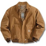 Carhartt Mens FRJ195 Flame-resistant Duck Bomber Jac Quilt-lined Brown XL Tall