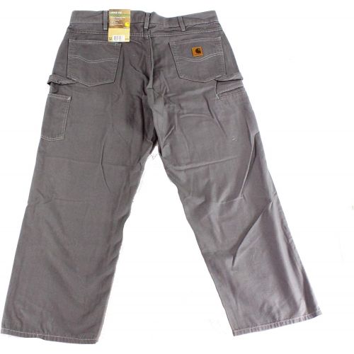  Carhartt 30 Loose Fit Canvas Carpenter Jeans, CHARCOAL, 36 X 30