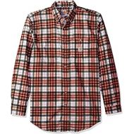 Carhartt Mens B&t Flame Resistant Classic Plaid Long Sleeve Woven Shirt