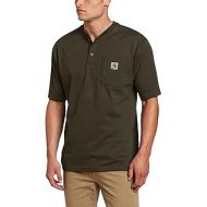 Carhartt Mens Big and Tall Workwear Pocket Henley Shirt
