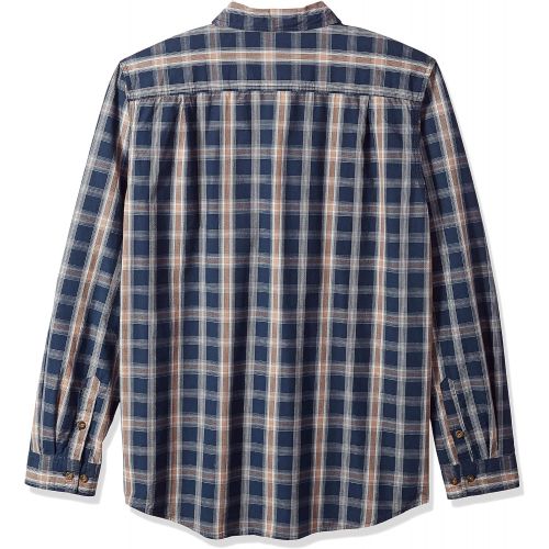  Carhartt Mens Big & Tall M Essential Plaid Button Down Long Sleeve Shirt