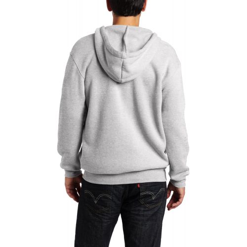  Carhartt Midweight Hooded Zip-Front Sweatshirt, HEATHER GREY, 3XL