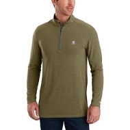 Carhartt Mens Force Extremes Long-Sleeve Half-Zip Pullover Olive Large