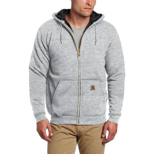  Carhartt Mens 3 Season Midweight Sweatshirt Zip Front Relaxed Fit