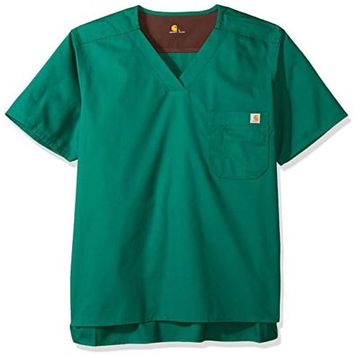  Carhartt Mens Ripstop Utility Scrub Top, Hunter, 2X-Large