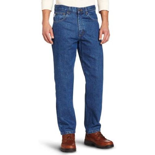  Carhartt Mens Relaxed Fit Five Pocket Tapered Leg Jean 101505