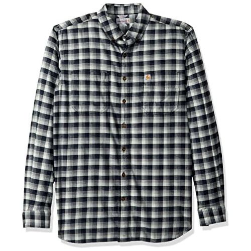  Carhartt Mens Big & Tall Rugged Flex Hamilton Plaid Shirt