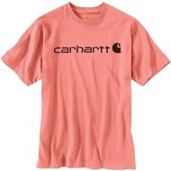 Carhartt Mens Signature Logo Short-Sleeve Midweight Jersey T-Shirt