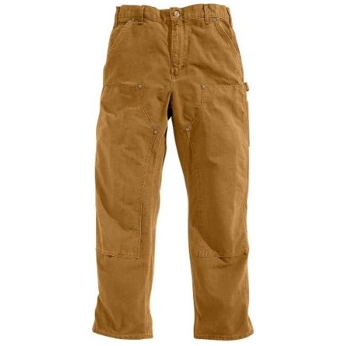  Carhartt Mens B136 Double Front Washed Duck Loose Fit Pant