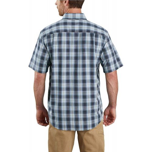 Carhartt Mens Original Fit Short Sleeve Plaid Shirt