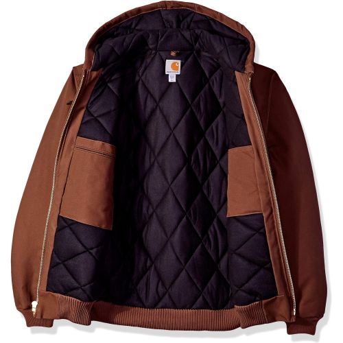  Carhartt Mens Big & Tall Quilted Flannel Lined Duck Active Jac