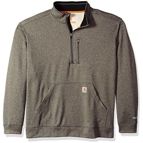  Carhartt Mens Force Extremes Mock-Neck Half-Zip Sweatshirt (Regular and Big & Tall Sizes)