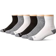 Carhartt Mens All Season Ankle Socks 6 Pair, Black/Grey, Grey/Grey, White/Grey, Shoe Size: 6-12