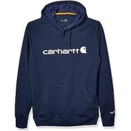 Carhartt Mens Tall Size Big & Tall Force Delmont Signature Graphic Hooded Sweatshirt