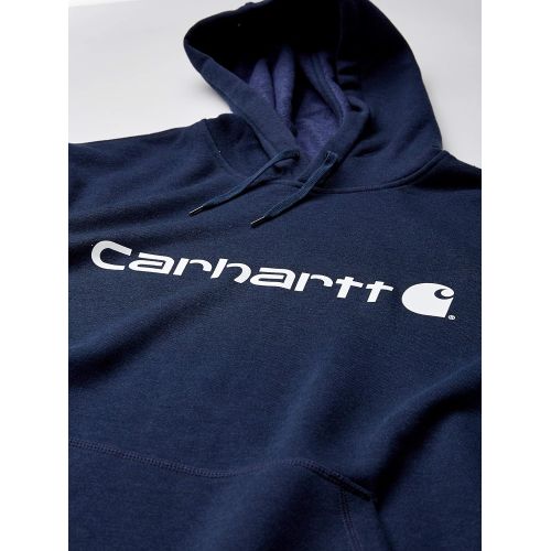  Carhartt Mens Tall Size Big & Tall Force Delmont Signature Graphic Hooded Sweatshirt