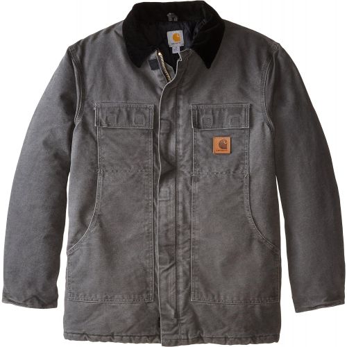  Carhartt Mens Big & Tall Arctic-Quilt Lined Sandstone Duck Traditional Coat C26