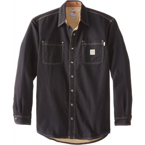  Carhartt Mens Big & Tall Flame Resistant Canvas Shirt Jacket