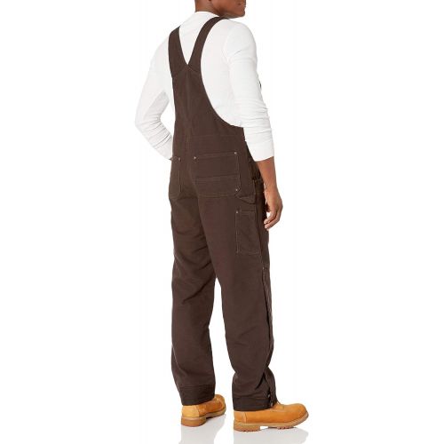  Carhartt Mens Quilt Lined Washed Duck Bib Overalls