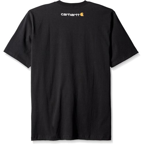  Carhartt Mens Core Logo Workwear Short-Sleeve T-Shirt