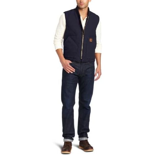  Carhartt Mens Big & Tall Sandstone Vest Arctic Quilt Lined V02