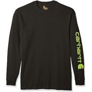 Carhartt Mens Big & Tall Signature Logo Long Sleeve T Shirt K231