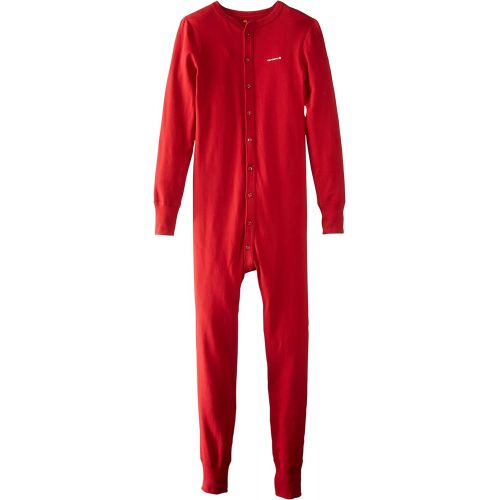  Carhartt Mens Force Classic Thermal Base Layer Union Suit, Red, Medium